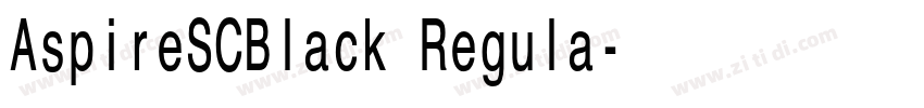 AspireSCBlack Regula字体转换 AspireSCBlack Regula字体转换